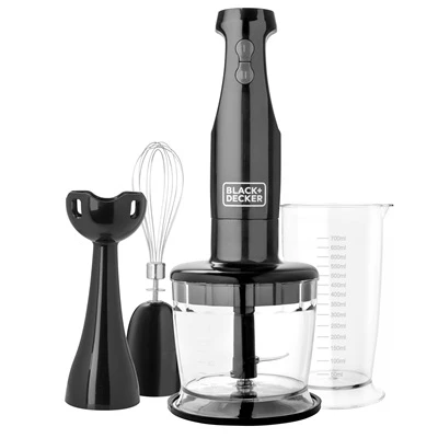 BLACK & DECKER -- IMMERSION BLENDER 3 IN ONE / 700 ML CAPACITY