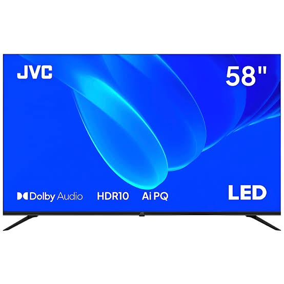 JVC 58" google tv -- BILLUTOOTH & VOICE ACTIVATED & NETFLIX