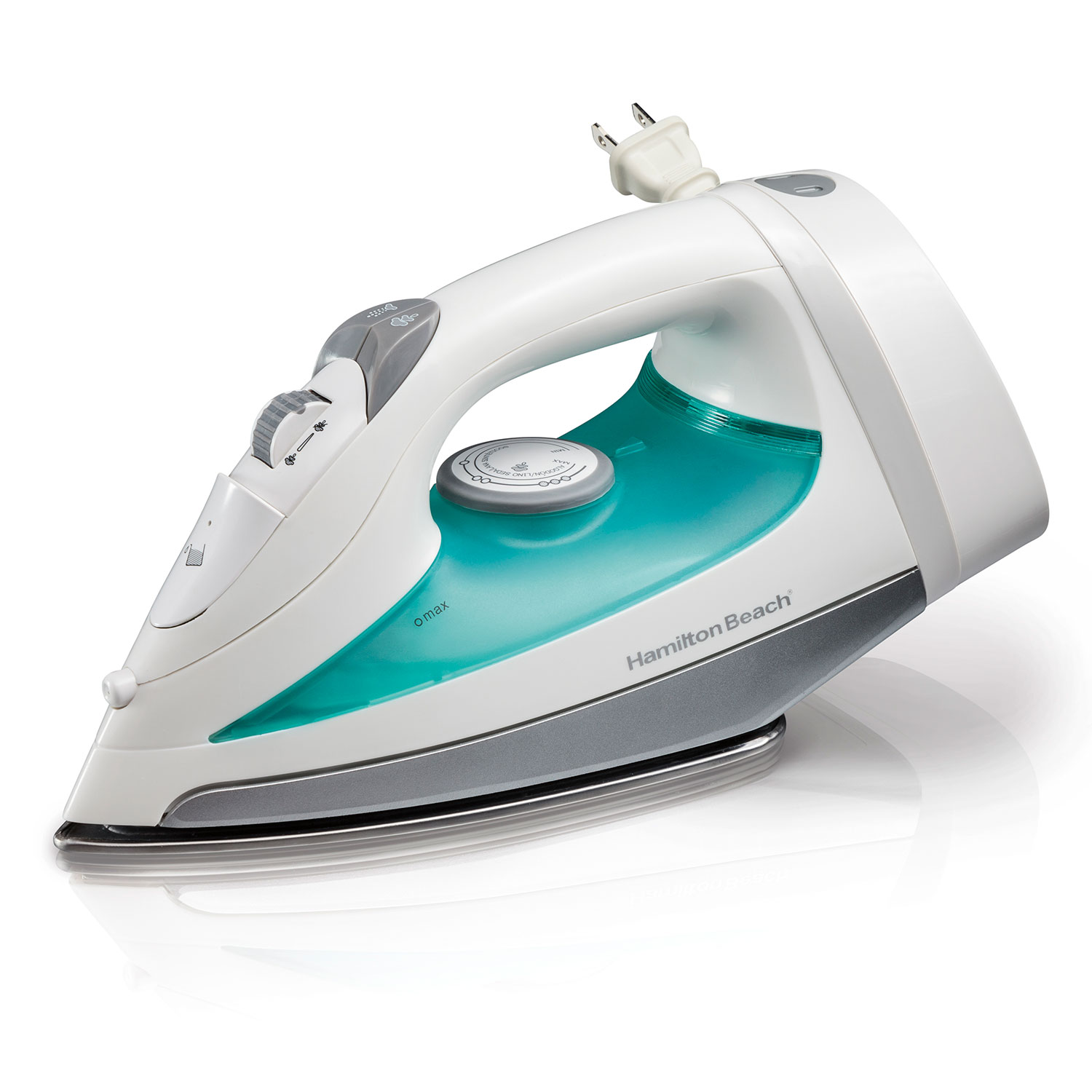 HAMILTON BEACH IRON--RETRACTABLE CHORD // NON STICK (2)