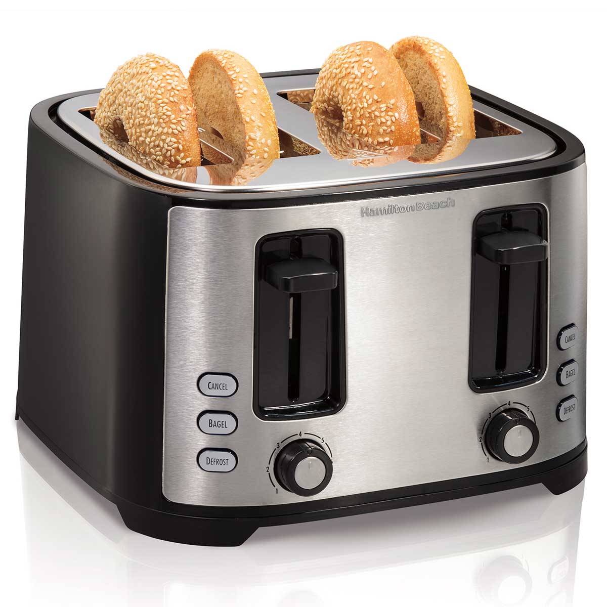 HMAILTON BEACH TOASTER - 4 SLICE - EXTRA WIDE AND EXTRA DEEP (2)