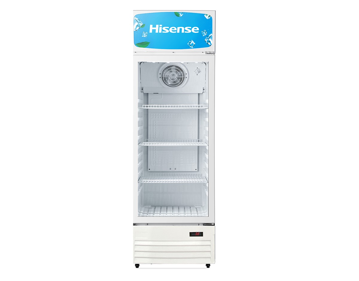 HISENSE VERTICAL COOLER SHOWCASE -- SAME SIZE AS KNIGHT OR DISPLAY