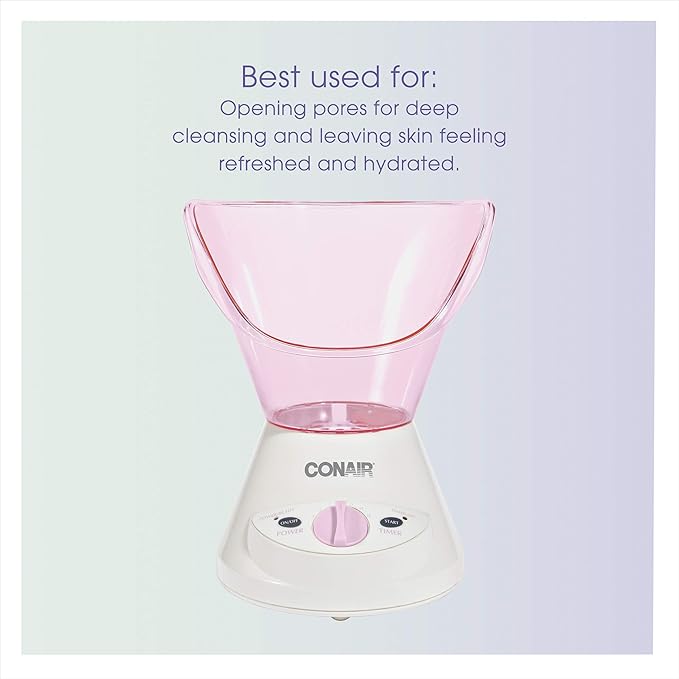 CONAIR FACIAL STEAMER -- CLEAN THE PORES WITH STEAM POWER