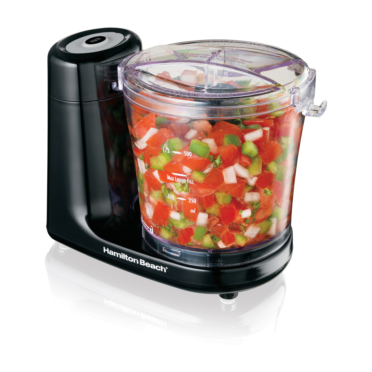 HAMILTON BEACH FOOD CHOPPER -- 3 CUP TOUCHPAD