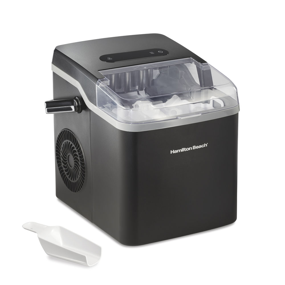 HAMILTON BEACH POARTABLE COUNTER TOP BULLET ICE MAKER -- 2 CUBE SIZE -- EVERY BAR NEED THIS -- NO WARRANTY