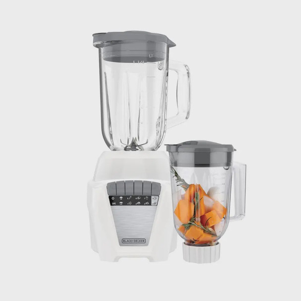 BLACK & DECKER -- 8 SPEED 1.6 LT-ICE CRUSH -- PLASTIC JAR BLENDER (2)