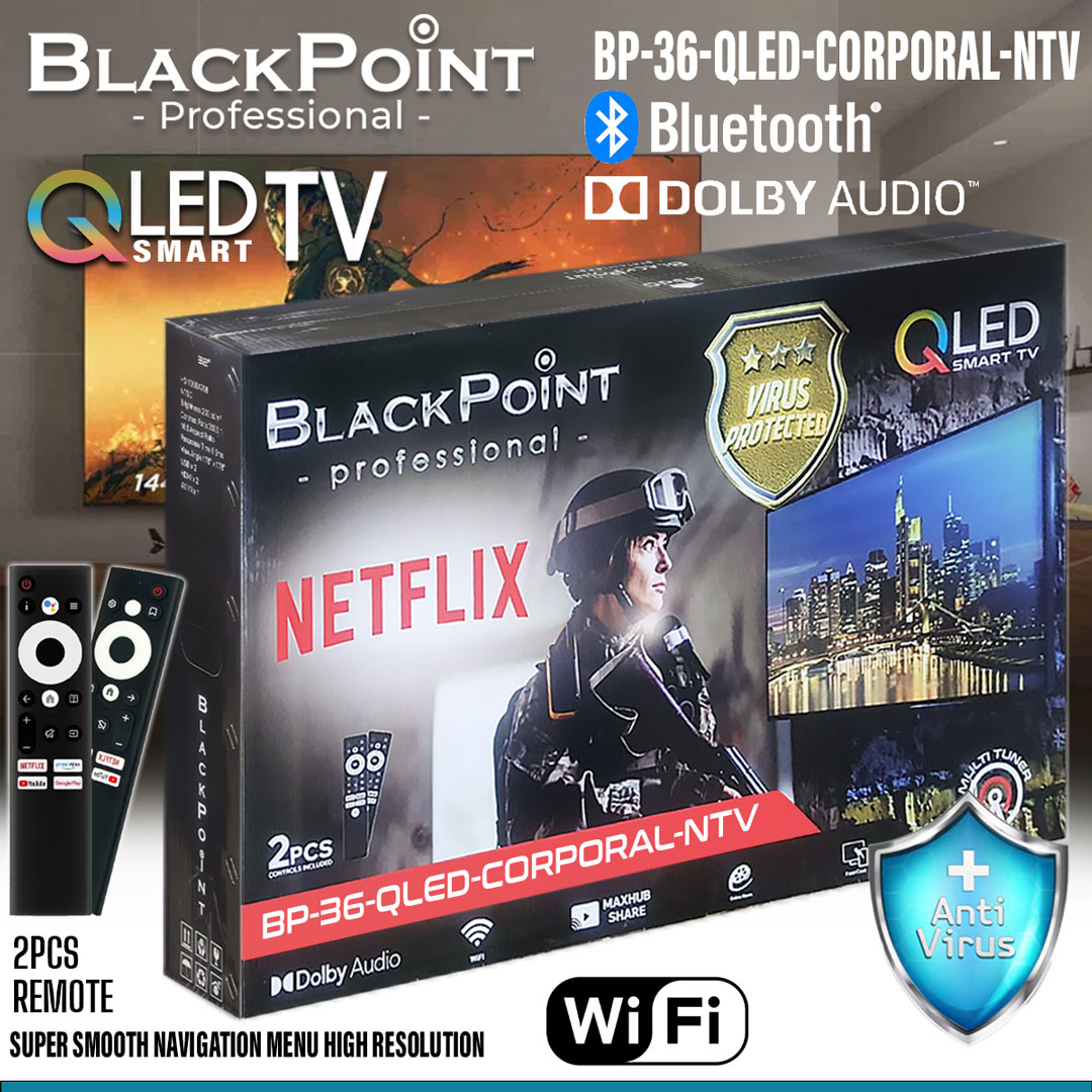 HIGHEST QUALITY SECURITY QLED -- PAID SOFTWARE -- NETFLIX TV -- PROTECTED APPS -- ANTIVIRUS SERVER -- Youtube and many more