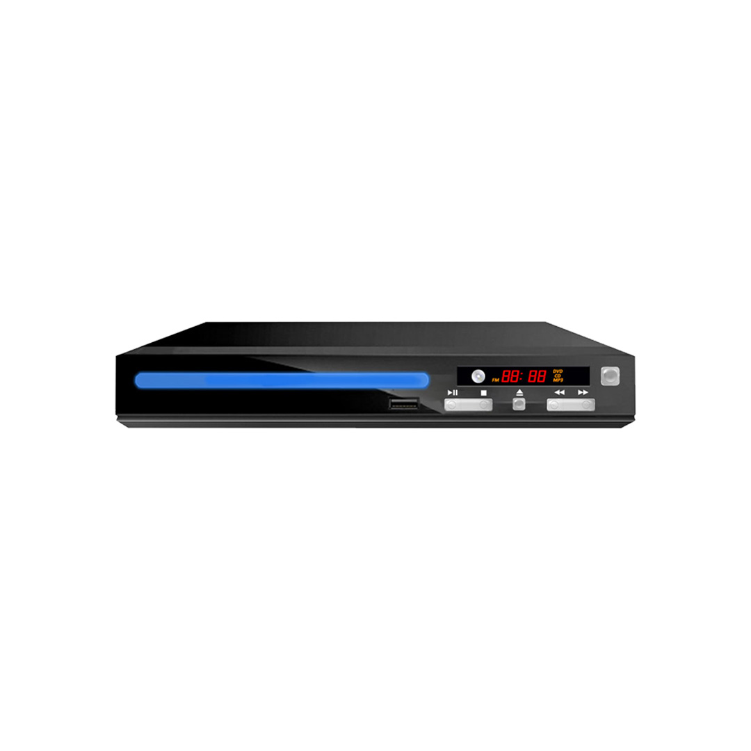 BLACKPOINT DVD PLAYER -- DOWNTOWN 2 REMOTES (10)