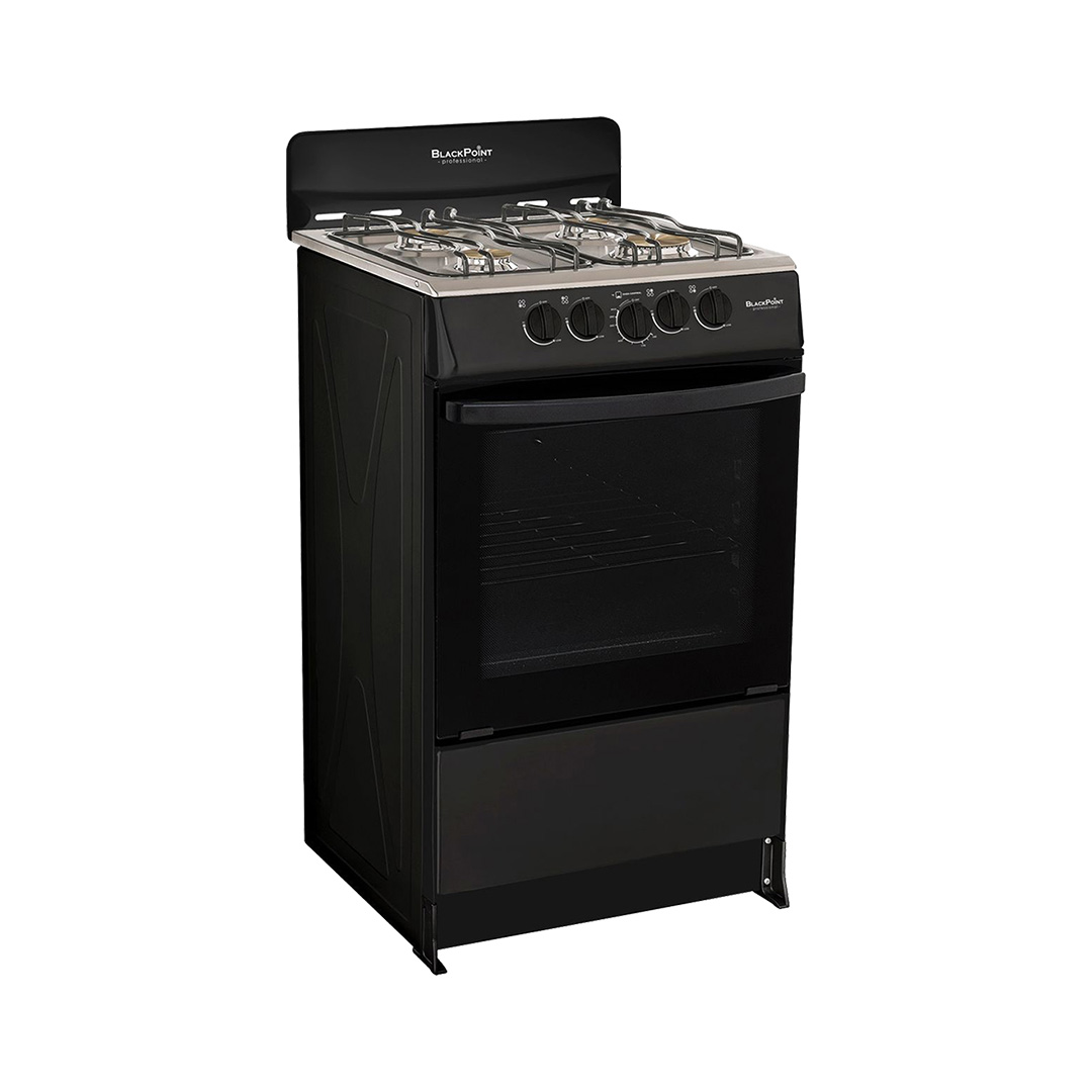 BLACKPOINT STOVE--4 BUR 21"-- BLK ST THERMOSTAT APPROVED