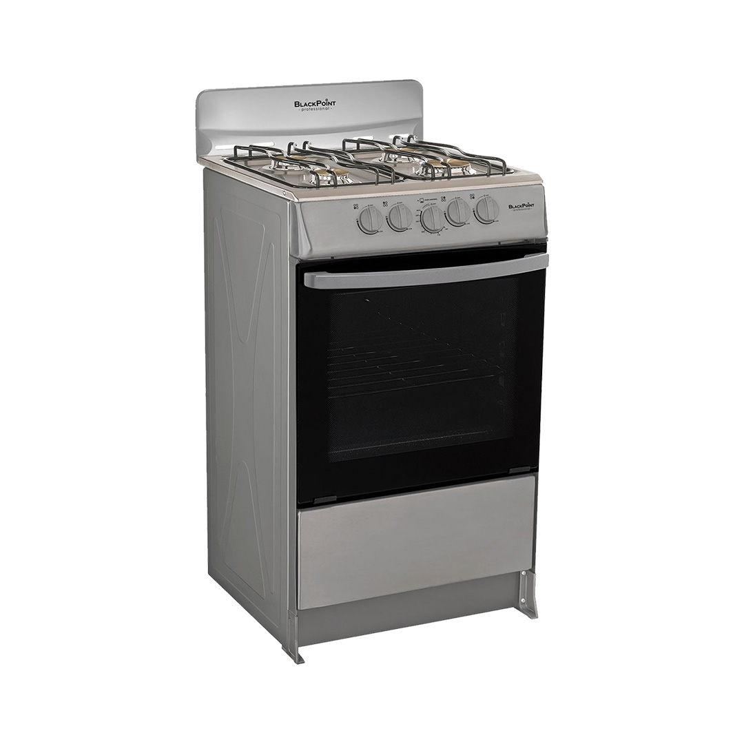 BLACKPOINT STOVE--4 BUR 21"-- SIL ST THERMOSTAT APPROVED