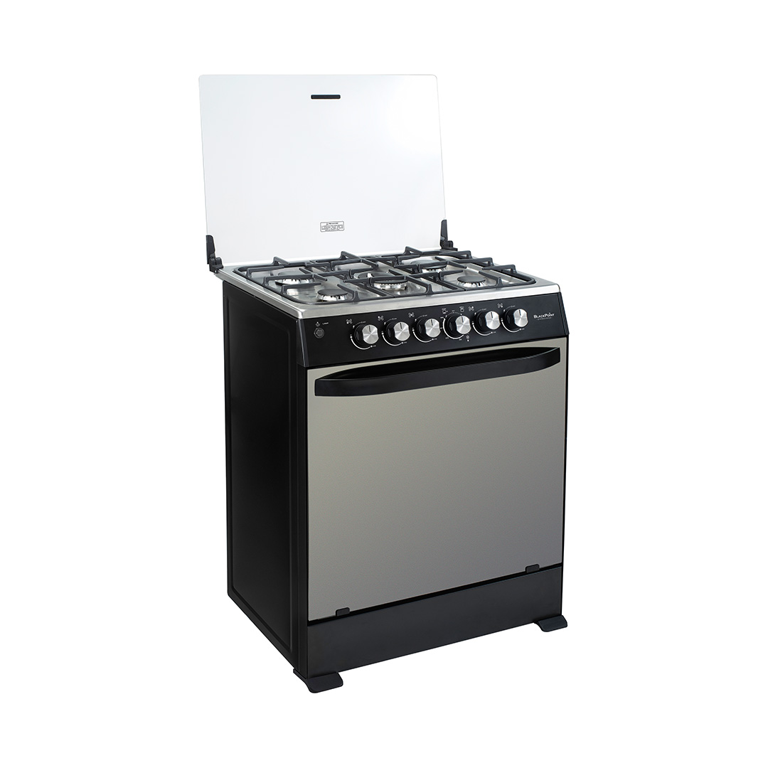 BLACKPOINT STOVE--5 BUR 30"-- SILVER LUXUARY THICKK -- TWIN OVEN -- MAKE PIZZA AND CAKE TOGETHER