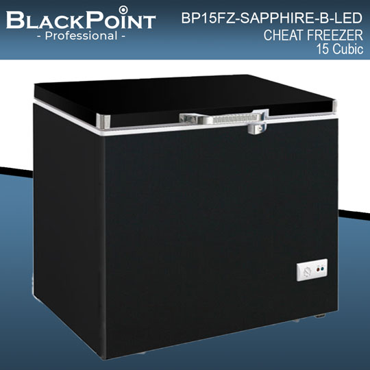 BLACKPOINT FREEZER -- SAPPHIRE CUT STRONGER COMPRESSOR -- BLACK