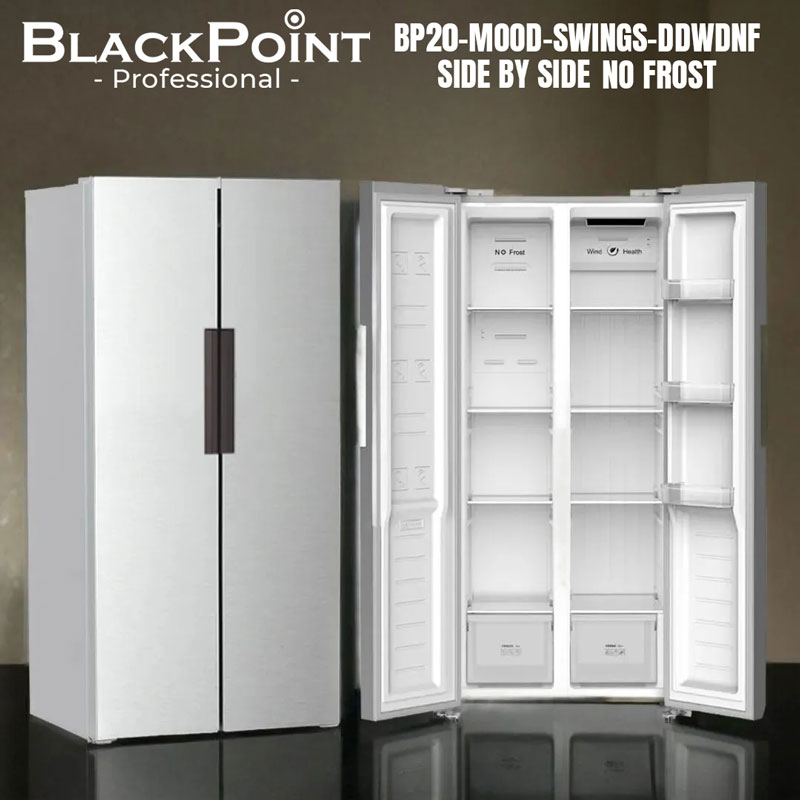 BLACKPOINT FRIDGE -- SIDE BY SIDE -- Hisense looks -- MOOD SWINGS