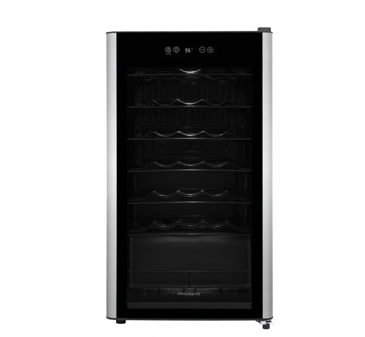 FRIGIDAIRE USA STOCK --- WINE COOLER -- 34 BOTTLE / 20 INCH -- 4 PHOOT