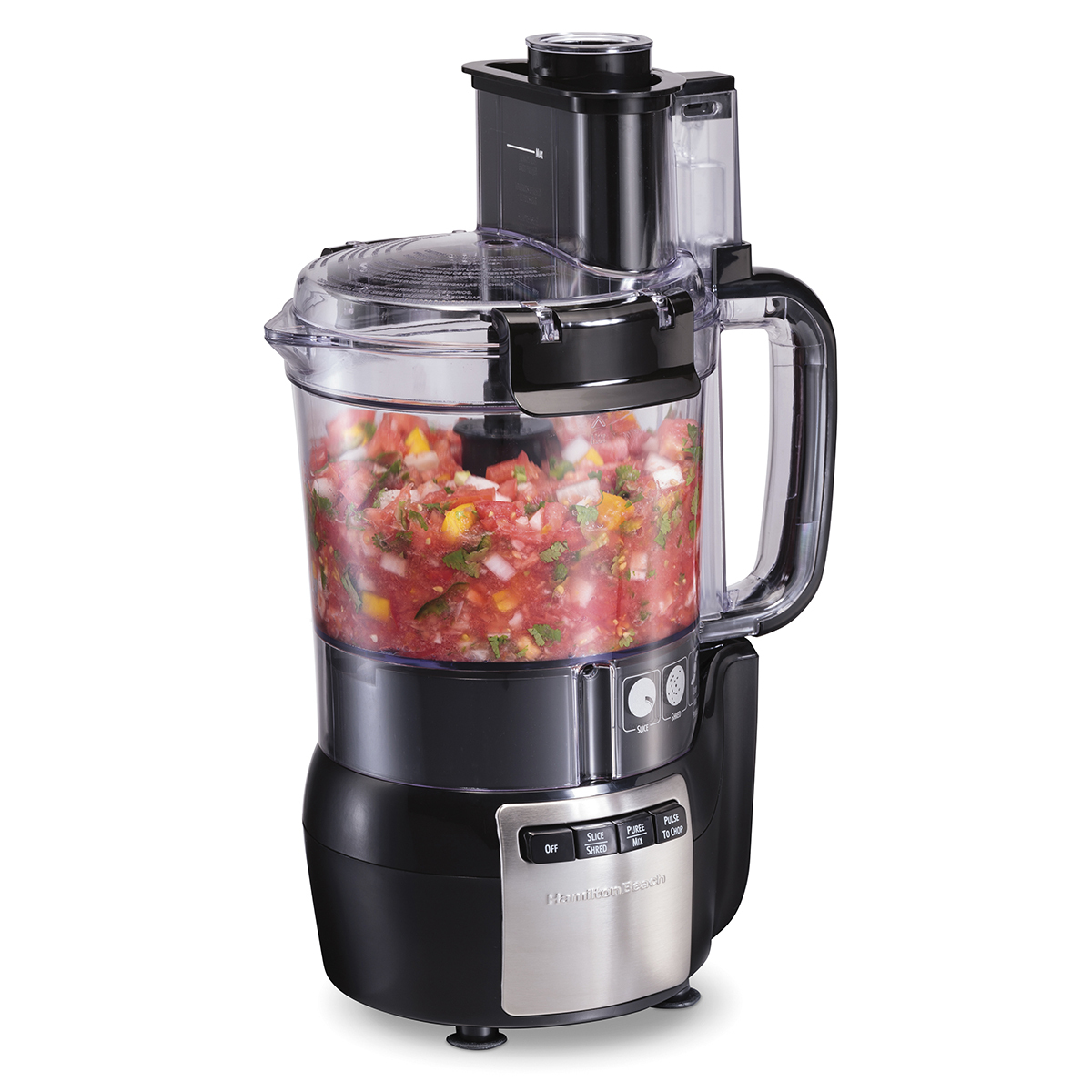 HAMILTON -- 12 CUP FOOD PROCESSOR -- BIG MOUTH / SEALED BOWL (2)