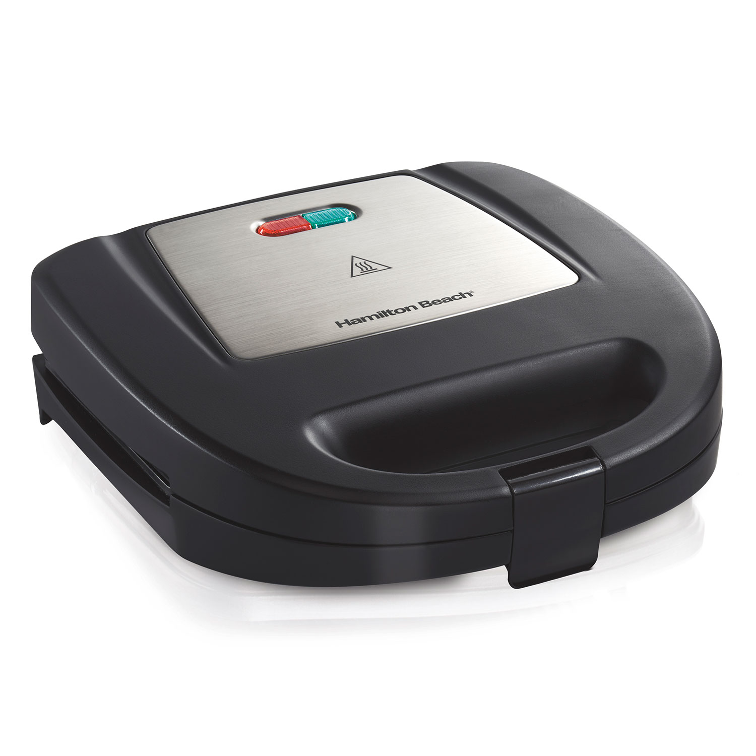 HAMILTON BEACH 2 - SLICE SANDWICH MAKER , NONSTICK & LOCKING LID
