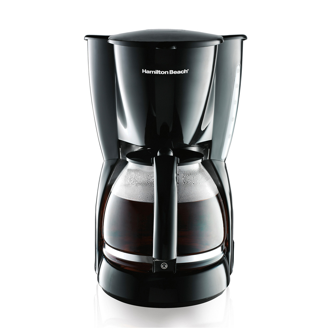 HAMILTON BEACH 12 CUP COFFEE MAKER WITH COCOA ATTACHMENT