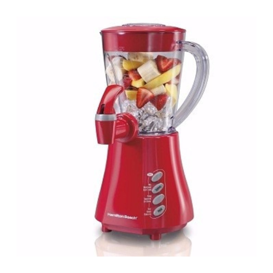 HAMILTON BEACH 48 OZ BLENDER WITH TAP DISPENSER