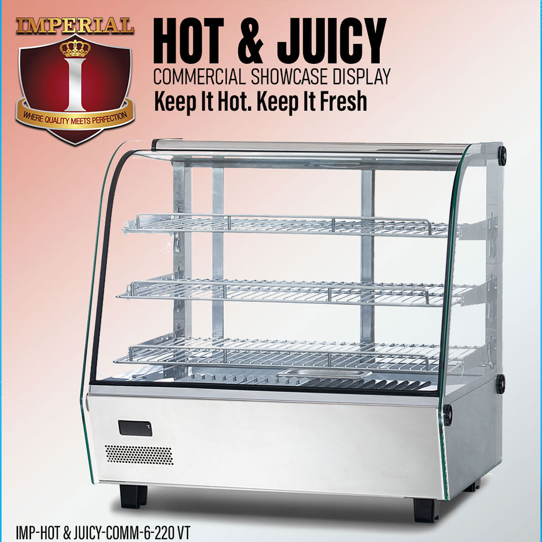 IMPERIAL HOT & JUICY HEAT MACHINE -- BEST WARMER IN NORTH AMERICA -- 50HZ -- 220 VT COMMERCIAL ( 220 VTS SAVE CURRENT AND MORE JPS FRIENDLY )