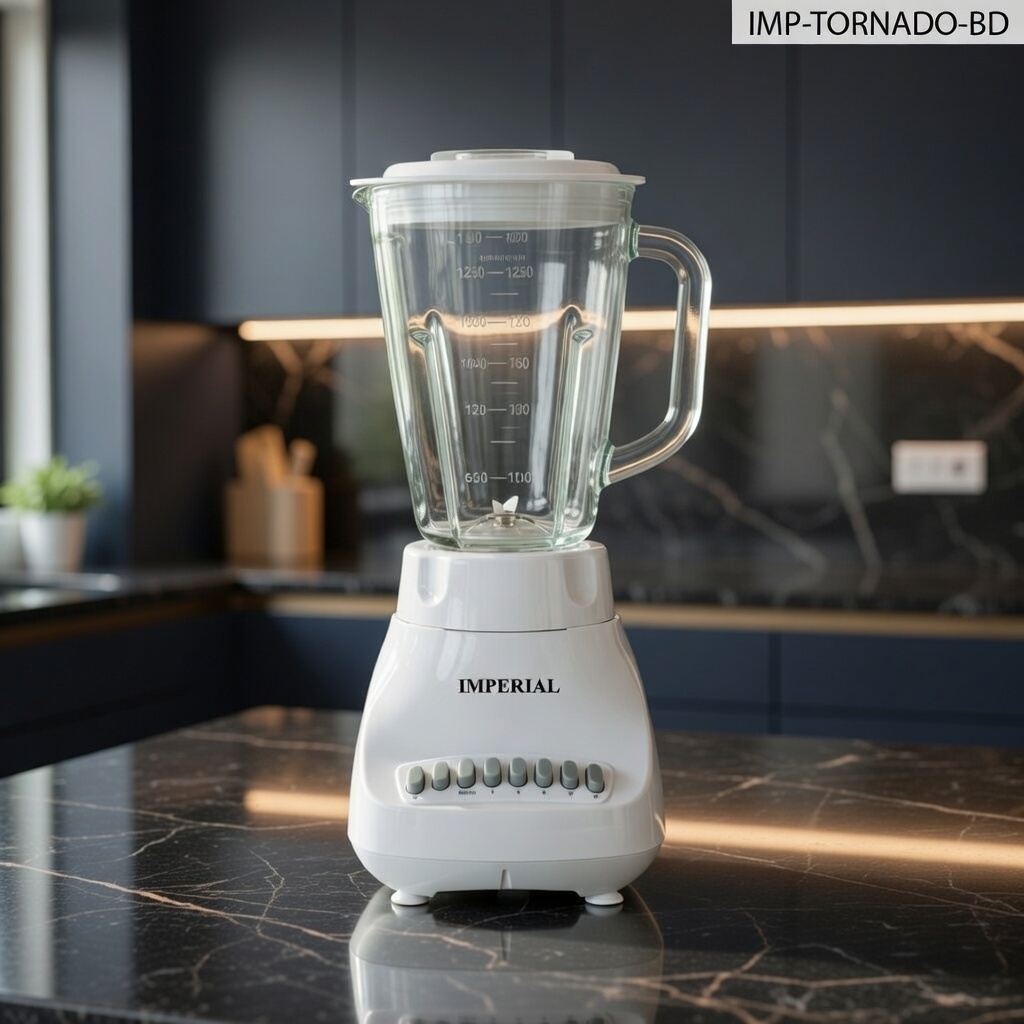 IMPERIAL 10 SPEED TORNADO BLENDER GLASS - 400 WATTS (4)