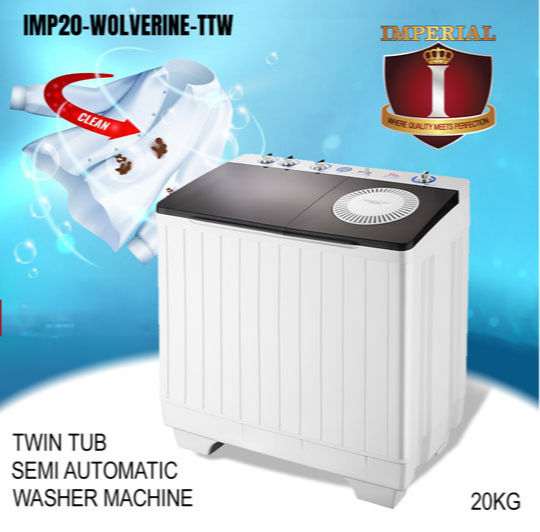 IMPERIAL WASHER --- TWIN TUB -- 21 KG GIANT -- WOLVERINE