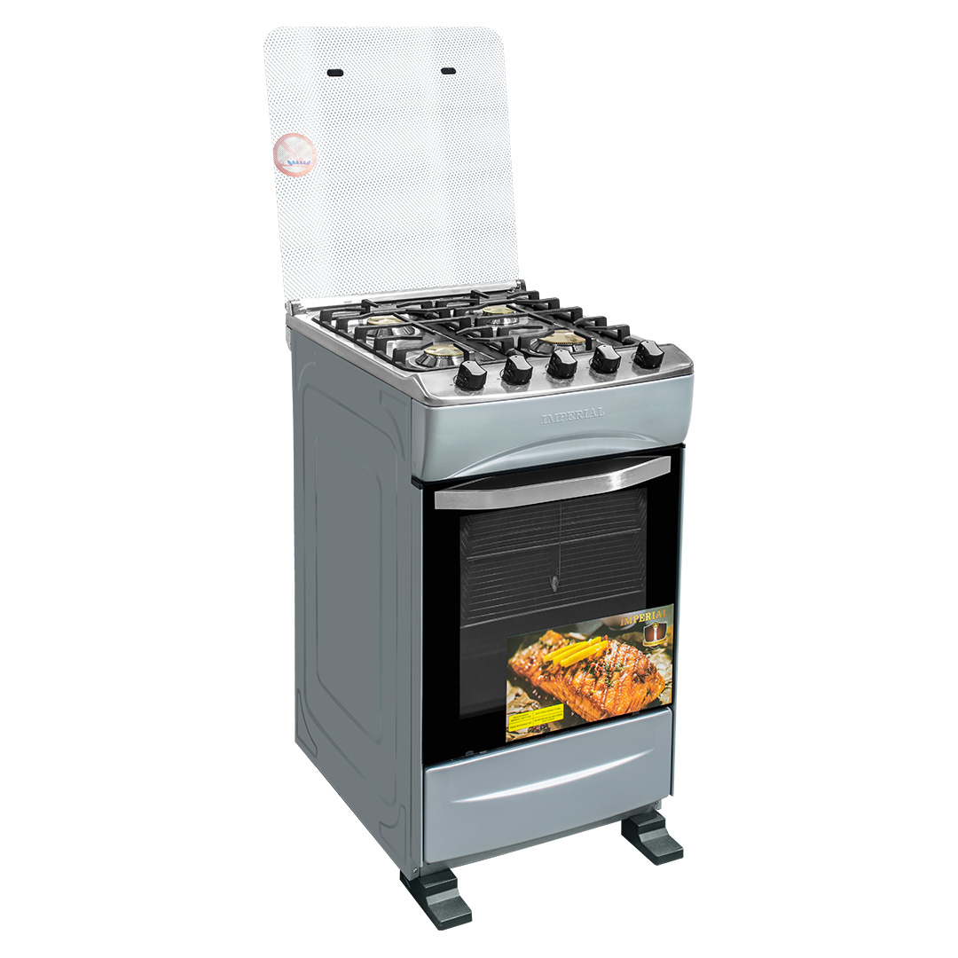 IMPERIAL DEAN STOVE -- SIL -- SUPER HEAVY 4 BUR 20" -- LUXUARY