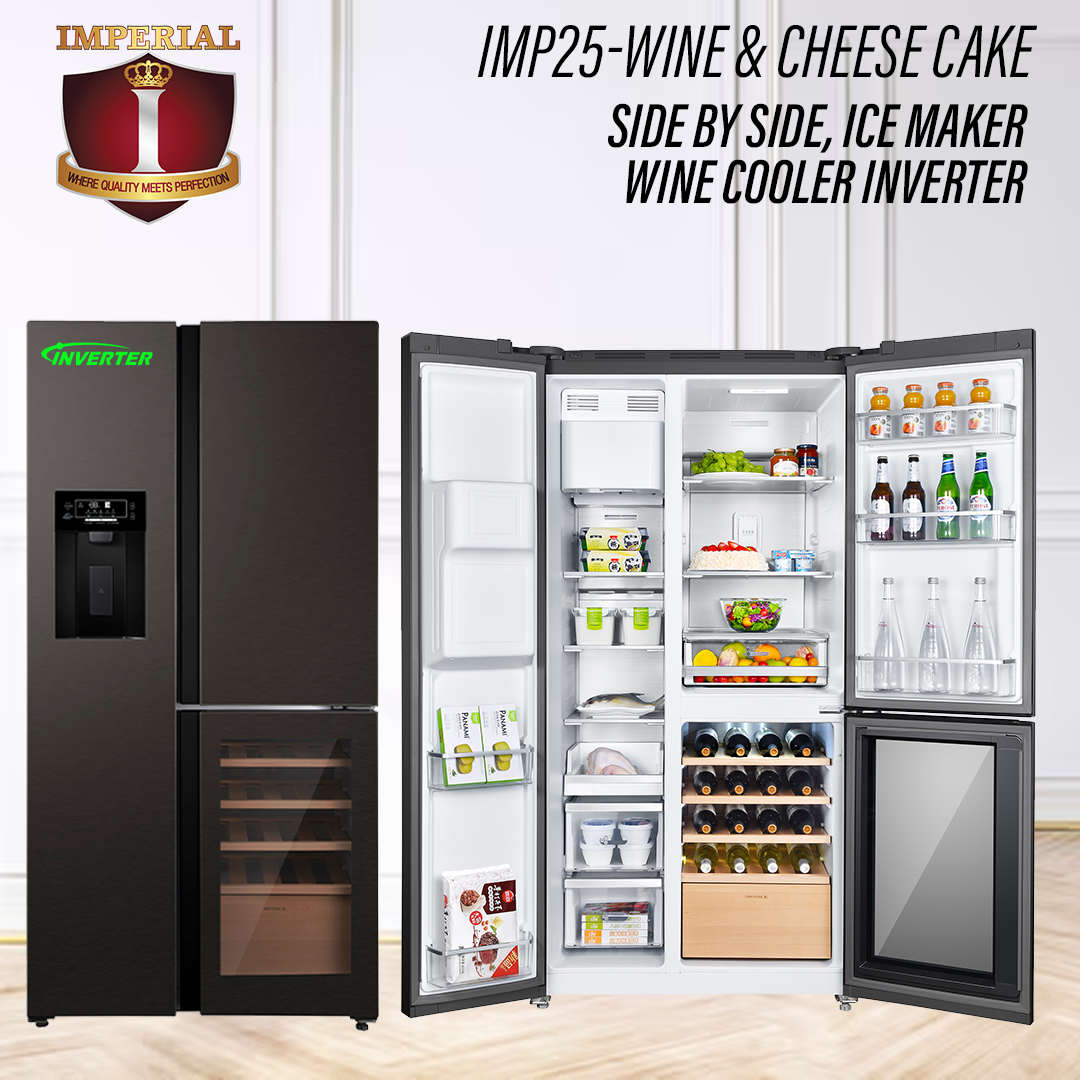 IMPERIAL--WINE COOLER & CHEESE CAKE -- WATER & ICE ICE MAKER DISP-- INVERTER