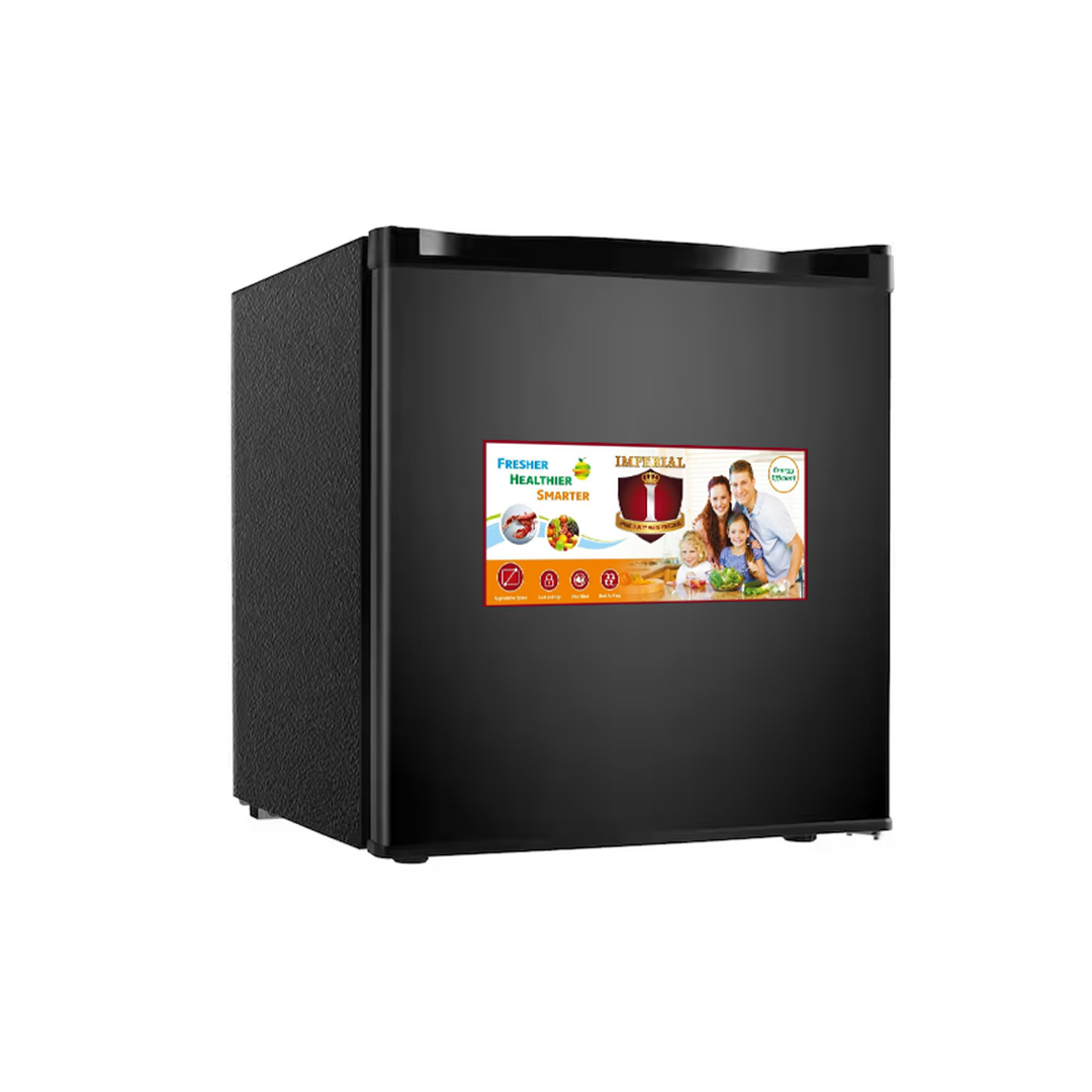 IMPERIAL HOTEL FRIDGE -- LOCK & KEY - 3 phoot - RATTY- FROST- BLK