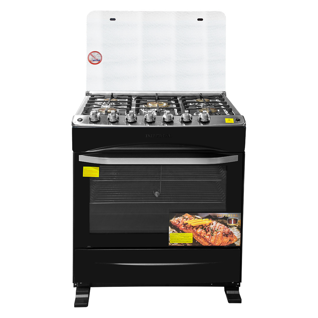 IMPERIAL STAR STOVE --- MIDDLE SUPER POWER BURNER + ROTISSERIE OVEN ALSO -- BERY BERY HEAVY DUTY 5 BUR 31" -- LUXUARY ULTRA THICK GRILL