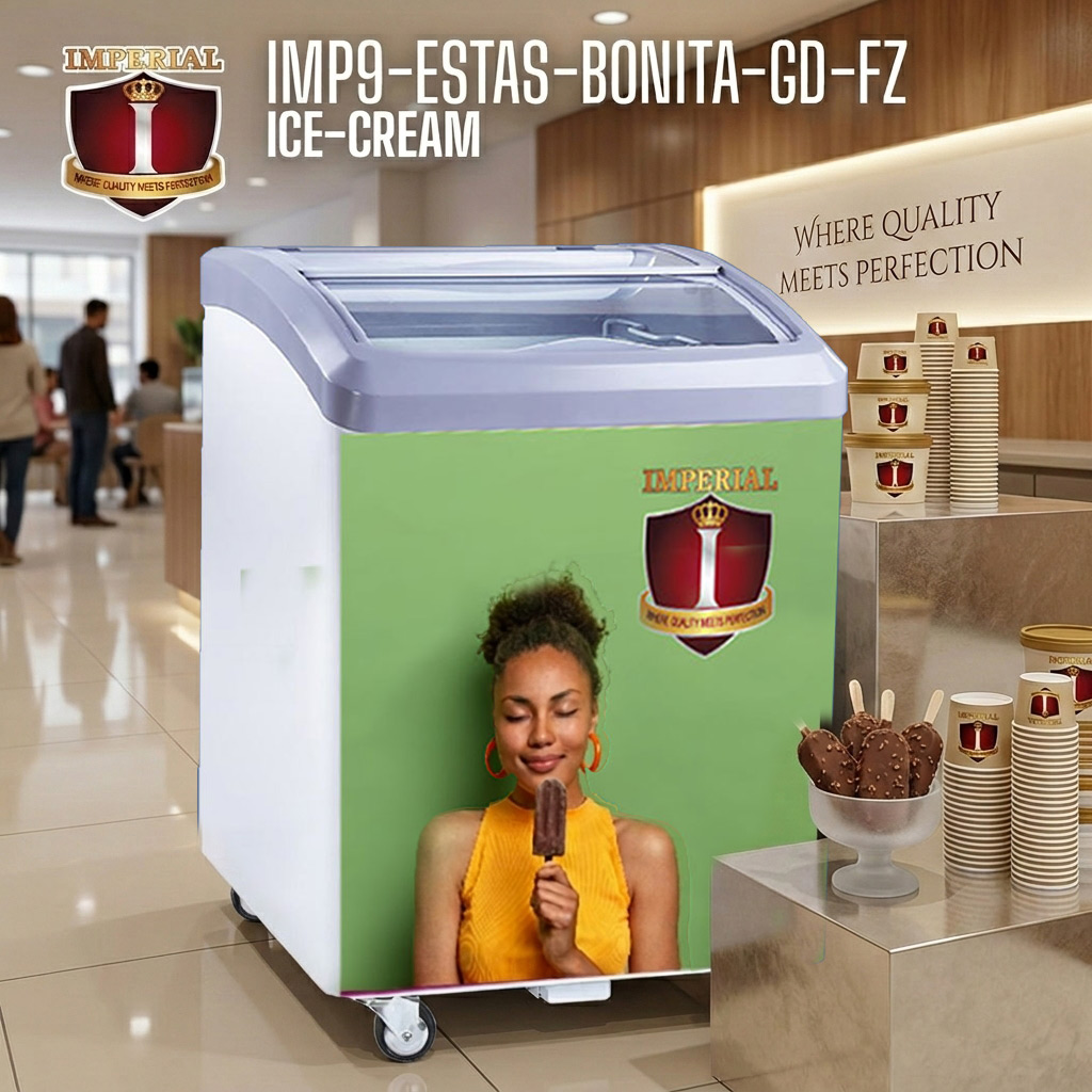 IMPERIAL FREEZER -- ESTAS BONITA -- ICE CREAM  COMMERCIAL