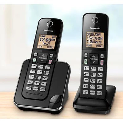 PANASONIC 2 HEAD SET CORDLESS FAR LONG DISTANCE -- A+ RB