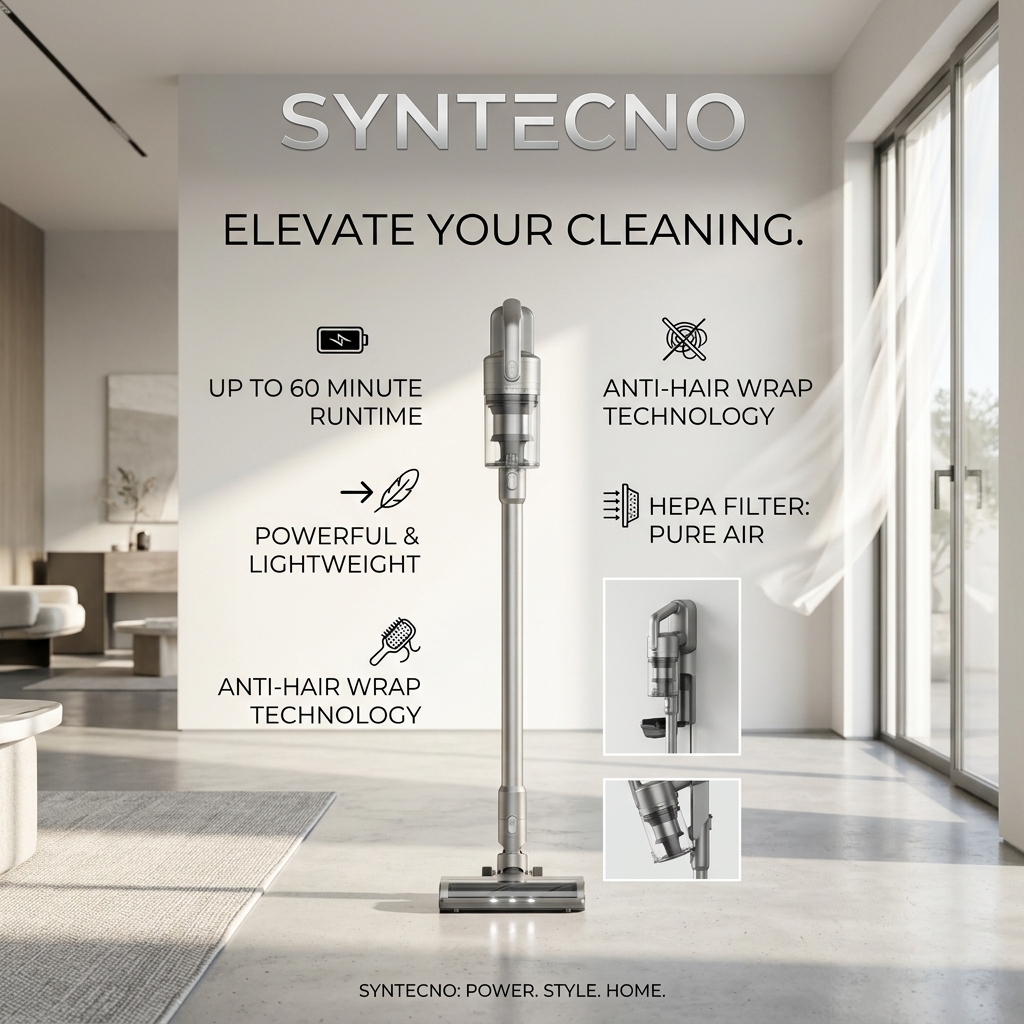 SYNTECNO VACCUM CLEANER / BEST FOR HOME & OFFICE -- TOP OFFICE