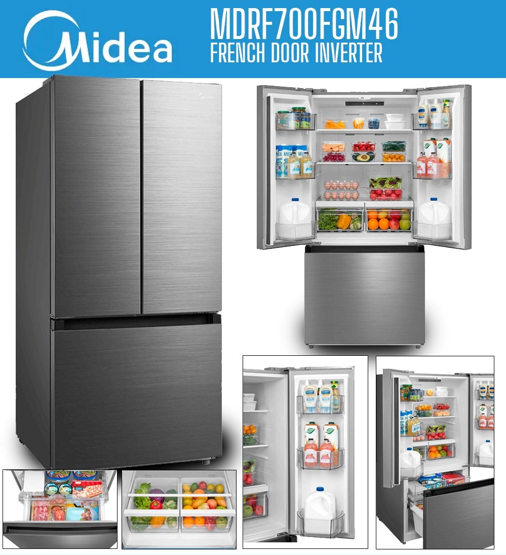 MIDEA FRIDGE -- FROM AMERICA SAME SAME IMPERIAL 25 INVERTER ICEMAKER -- INTRODUCING PRICE