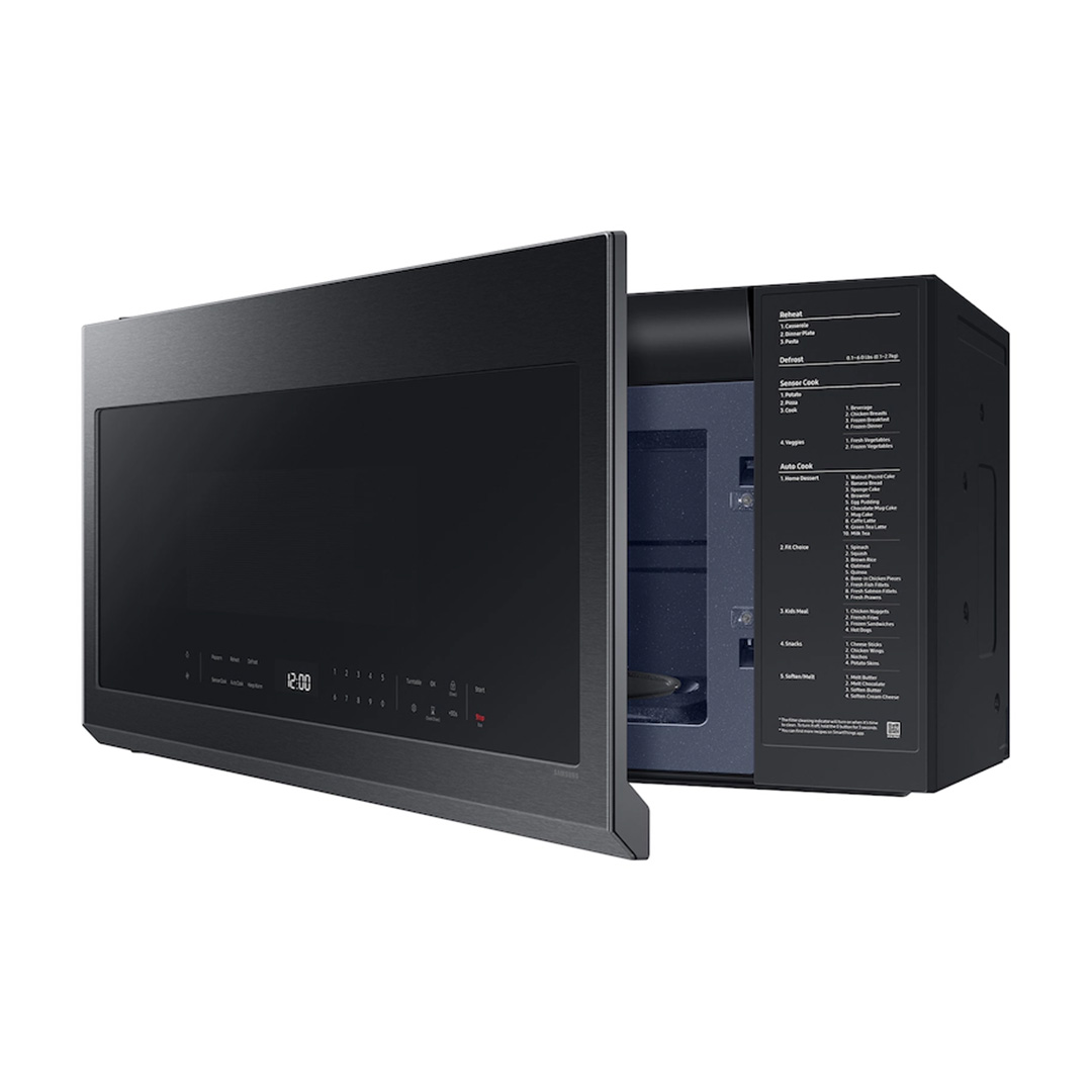 SAMSUNG BLACK FRIDAY MICROWAVE 2.2 CF S/STEEL OVER -- BIGGEST 2.2 CB OVER RANGE -- Fits in Same Space -- TECHNOLOGIAAAA