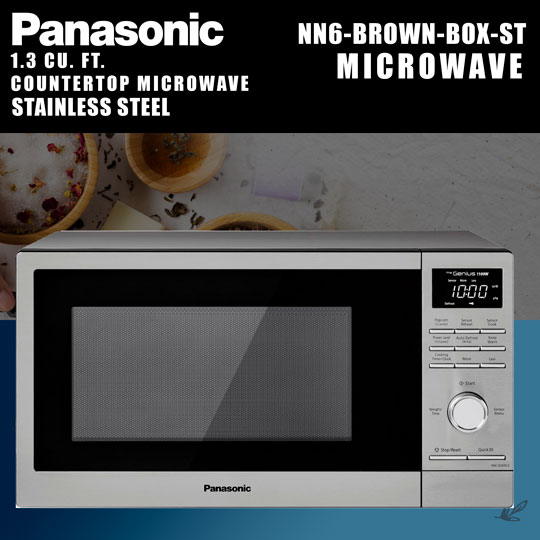 PANASONIC RB MICROWAVE 1.3 CB-- (R.B.  AAAAA+ QUALITY) -- STEEL