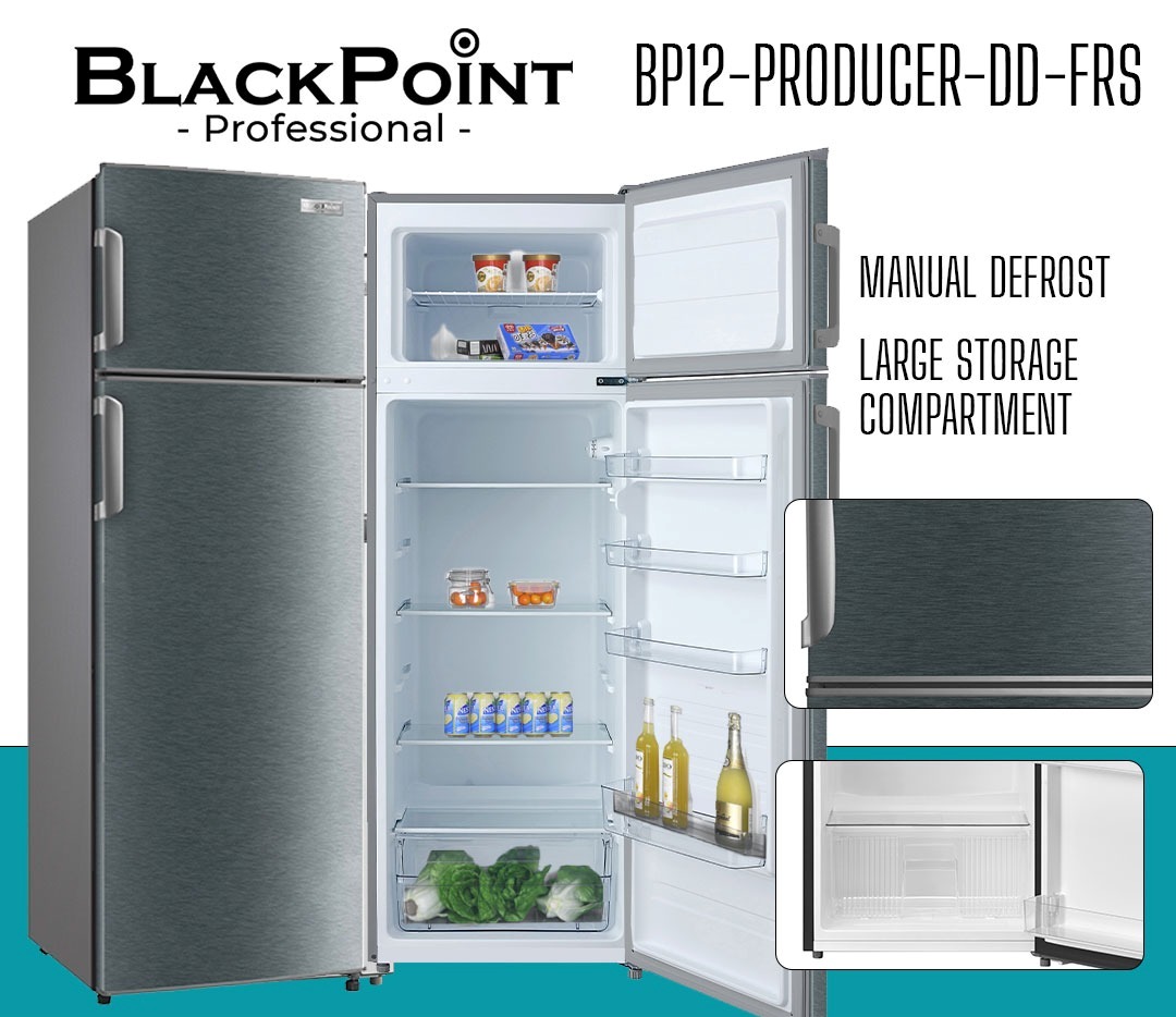 BLACKPOINT FROST FRIDGE -- BIG FRIDGE -- PRODUCER -- METALLIC