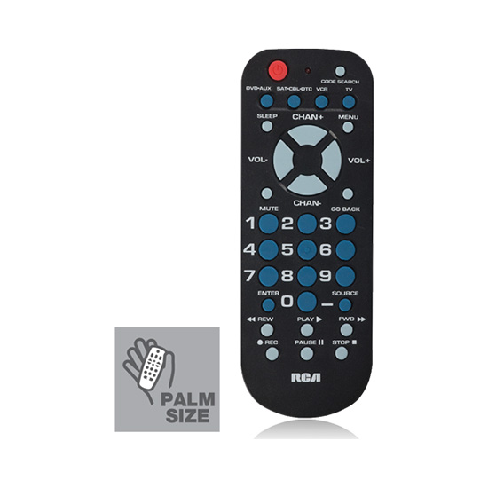 RCA UNIVERSAL REMOTE CONTROL 4 DEVICE FUNCTION (6)