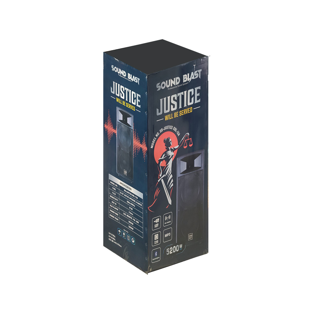 SOUND BLAST 15" DUAL JUSTICE -- 5200 WATTS ?????? ?? ?????