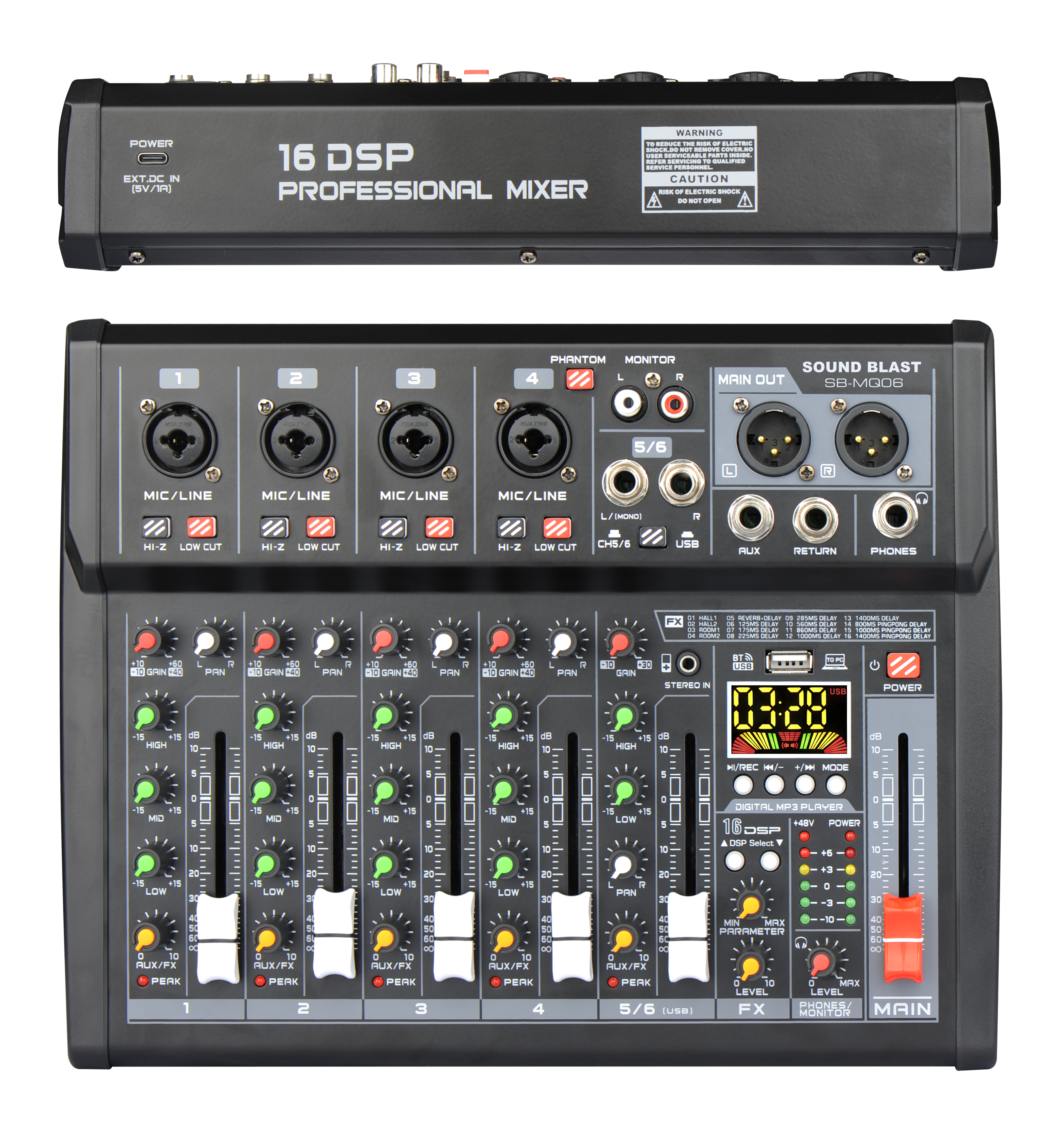 SOUND BLAST MIXER --- PROFESSIONAL -- SERIES (10)