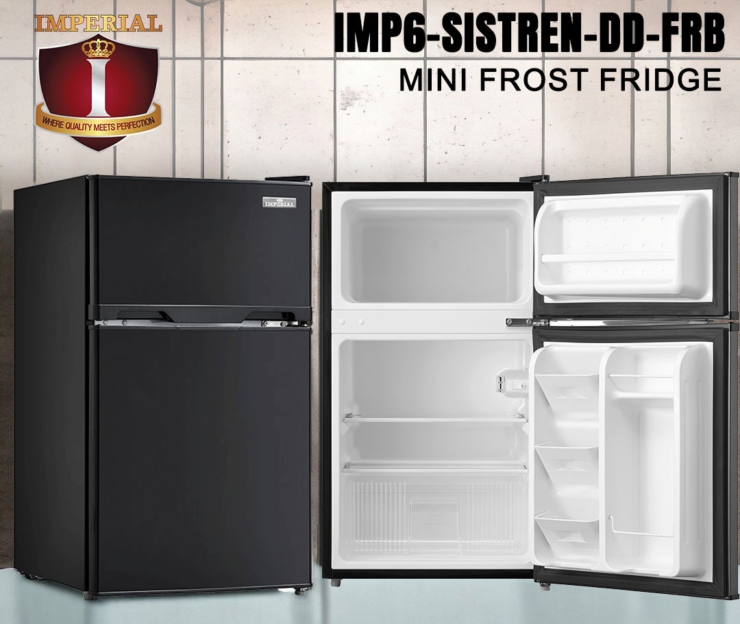 IMPERIAL--FROST-- DOUBLE DOOR -- SISTREN -- INSIDE SET UP UPGRADED -- BLACK -- 4 foot