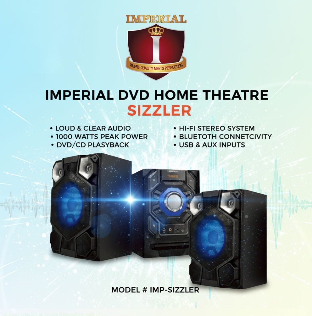 IMPERIAL--DVD THEATRE -- LOUD & CLEAR -- 1000 WATTS SIZZLER