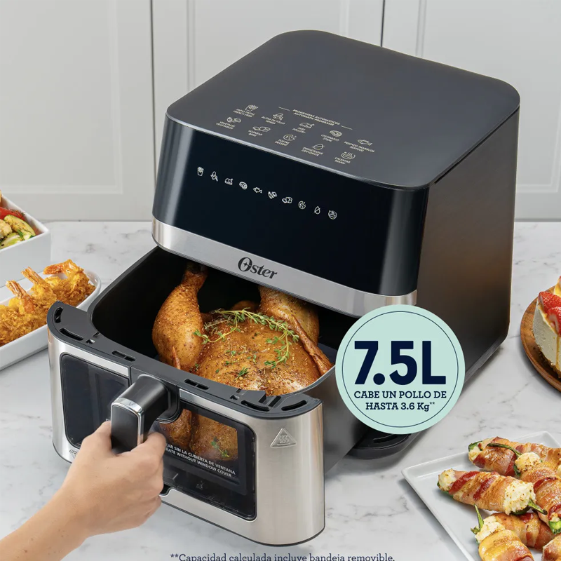 OSTER AIR FRYER 7.5 LITRE -- NON STICK DIGITAL -- HUMUNGUS  THE BEST AIR FRYER