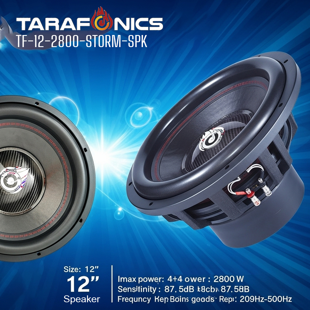 TARAFONICS -- 12 " STORM REAL STORM --  2800 WATTS