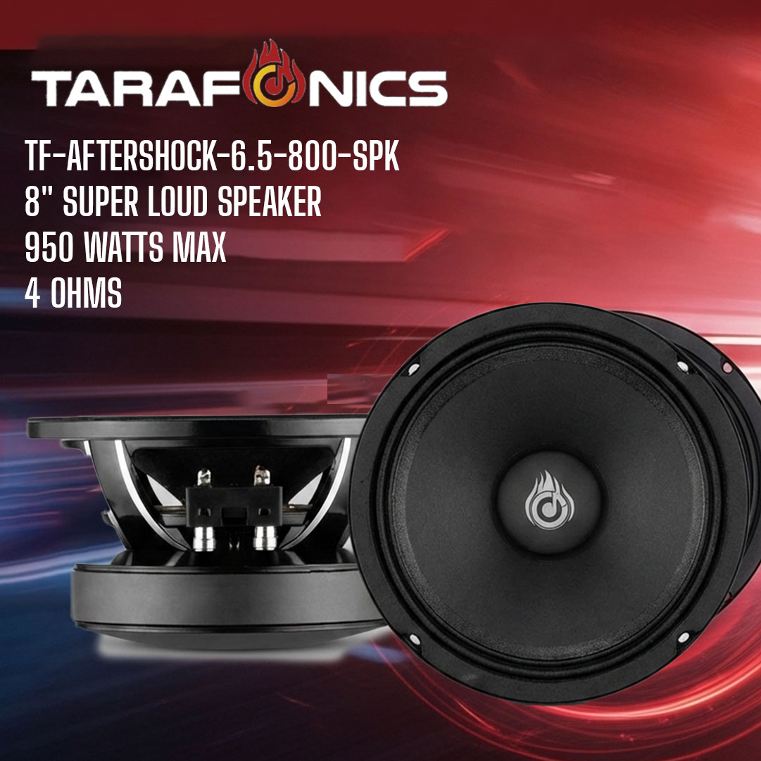 TARAFONICS -- 6.5 " SPEAKER FOR CAR -- AFTERSHOCK -- Worlds Best Car Speaker (8)
