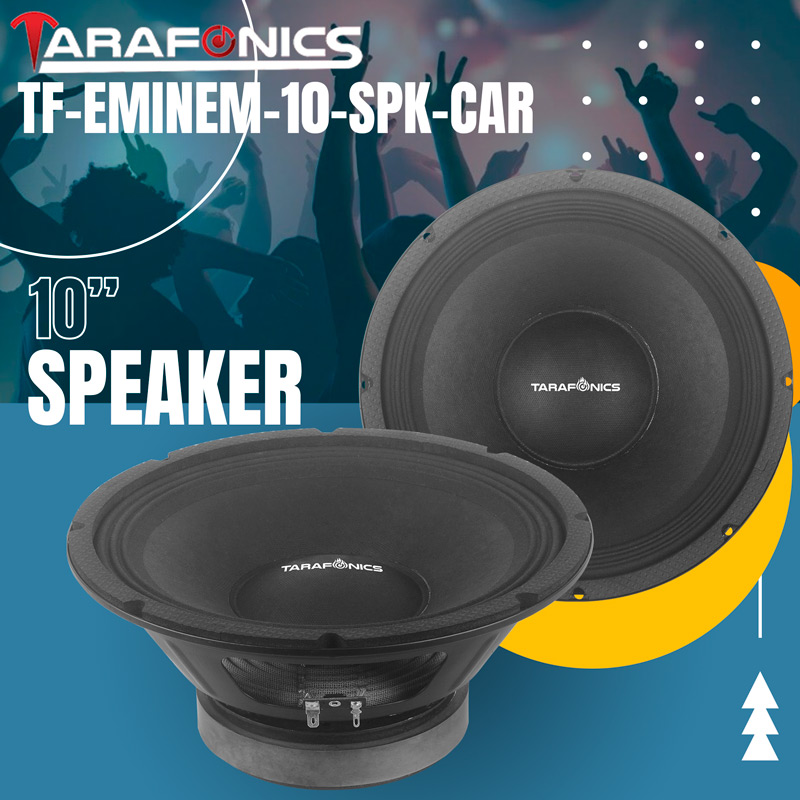 TARAFONICS 10" SPEAKER -- EMINEM SERIES (4)