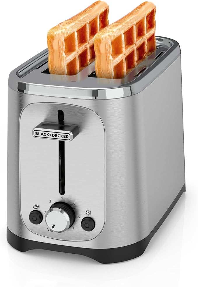 BLACK & DECKER 2 SLICE 7 level - TOASTER -- HIGH END -- GOVERNORS
