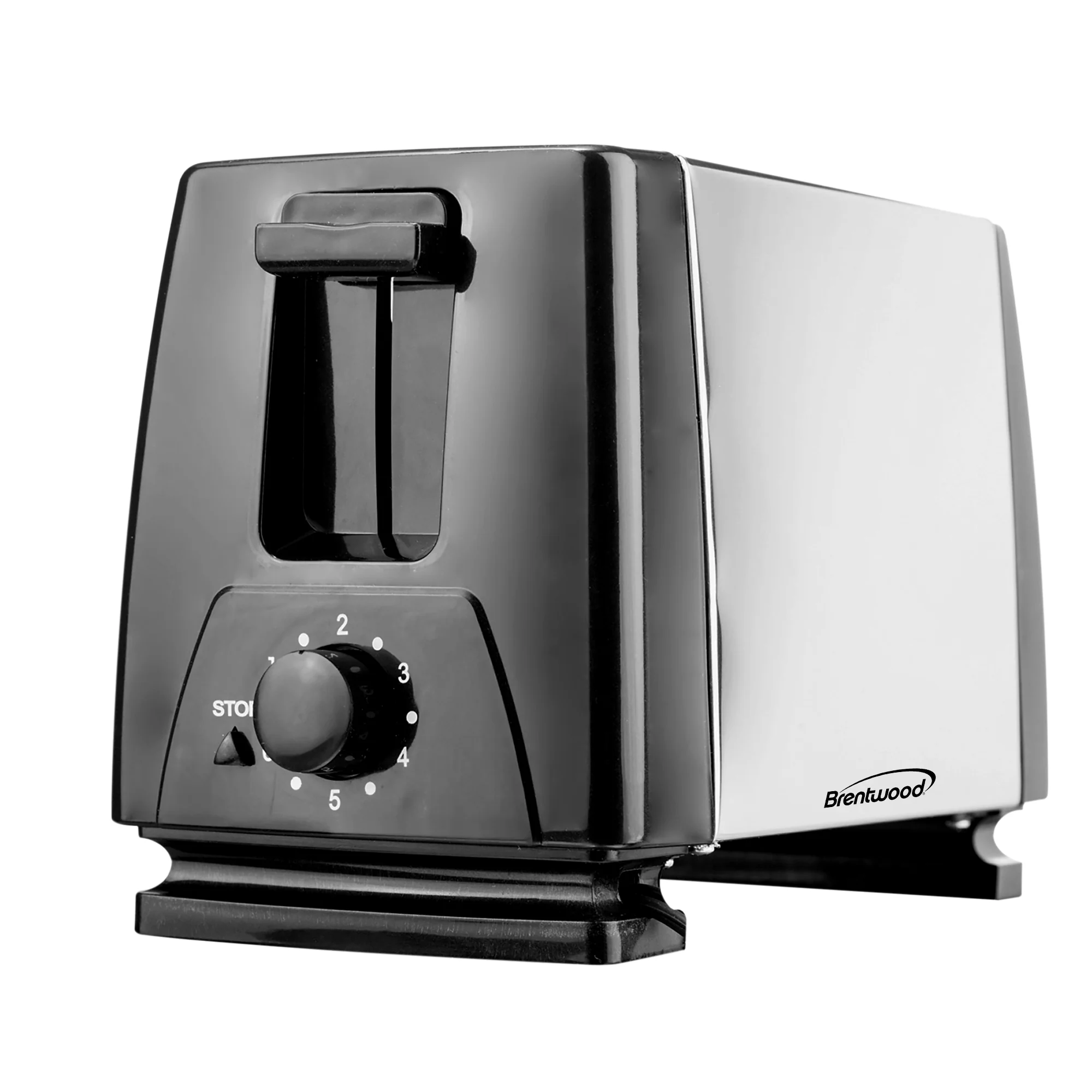 BRENTWOOD 2-SLICE TOASTER -- STAINLESS STEEL