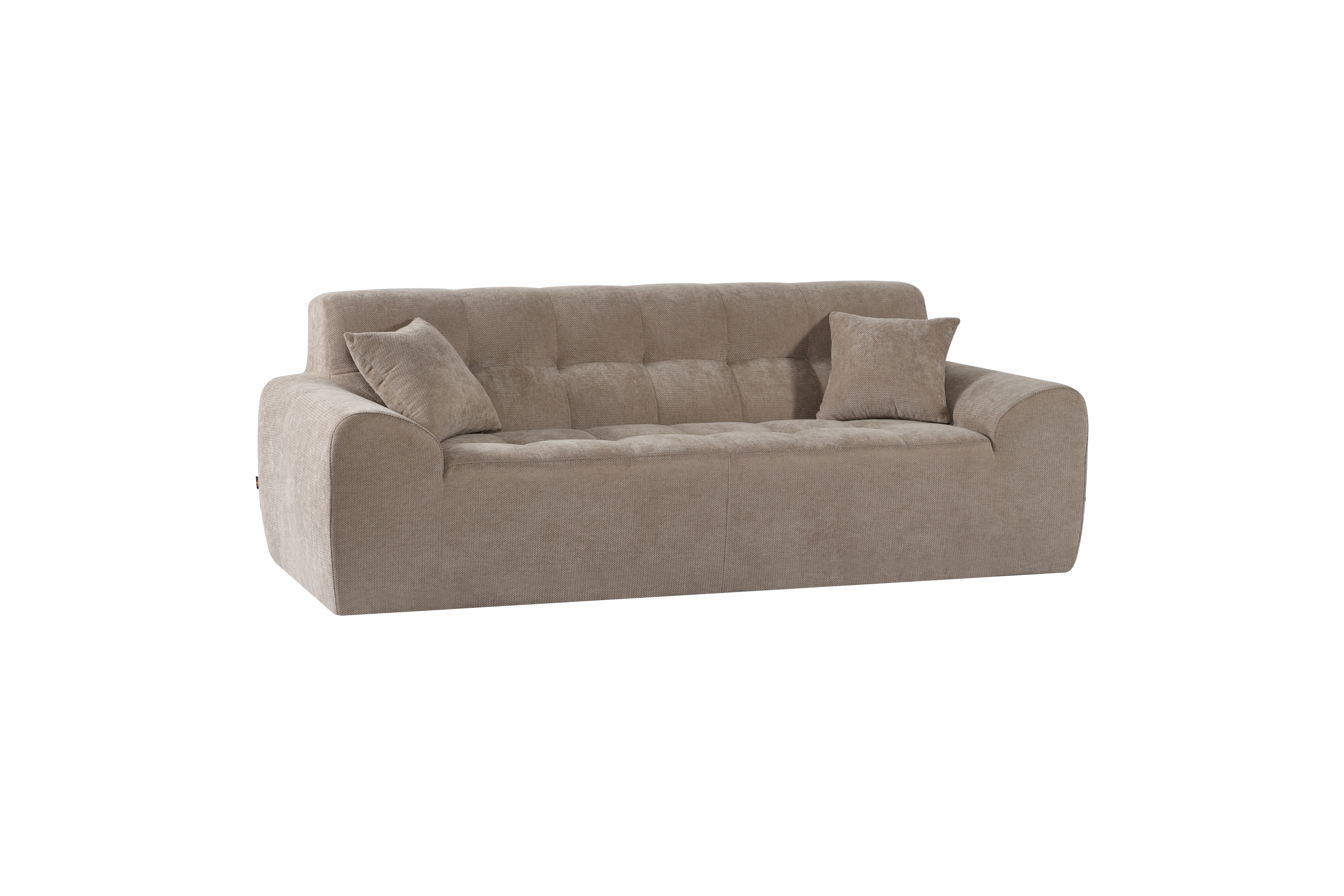 IMPERIAL EMPRESS -- BROWN CLR -- 3 SEATER POCKET SPRINGG FOAM SOFA