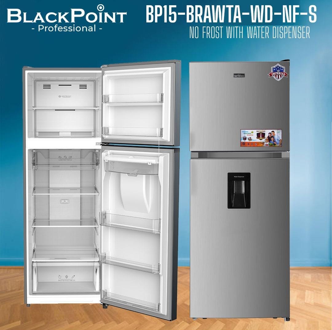 BLACKPOINT FRIDGE --- WATER DISP -- SUMSANG LOOKS BRAWTA